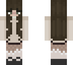 my skin - crewneck  + skirt (elf)