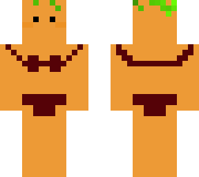 orange with bikini