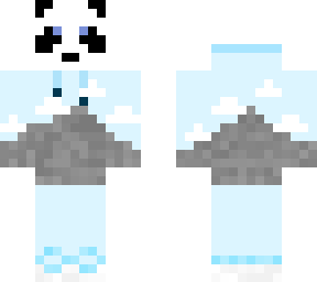 panda with hoodie