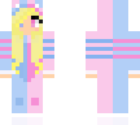 pastel pink/blue wansie