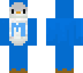 pinguino azul