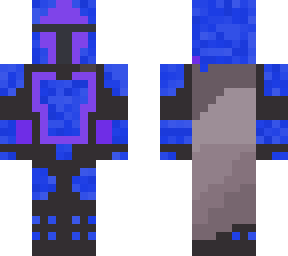 pixel blue mandalorian