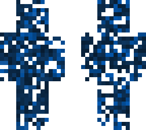 pixelman broken blue