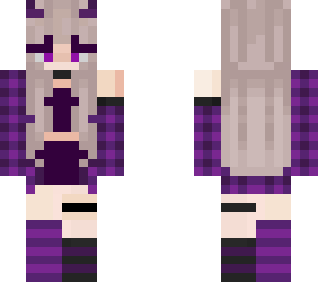 purle devil girl