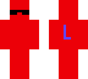 red guy with glasses