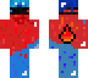 red och blue