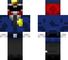 red ranger police man