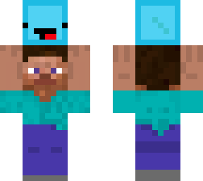 steve with skeppy head