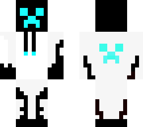 white and black creeper