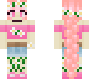 - + - flowery girl - + -