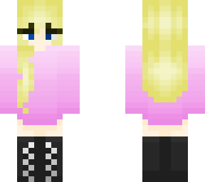 - + - pink gradient girl + -