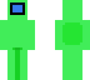 among us green skin