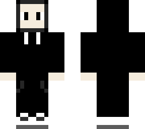 black hoodie character