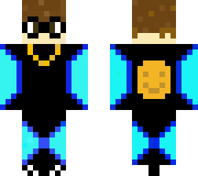 blue boy minecraft skin