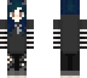 blue hair e girl