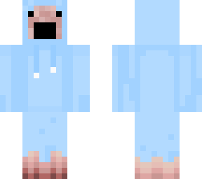 blue hoodie dog