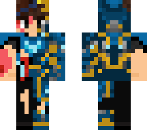 blue iron man (damaged) v2
