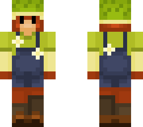 chestnut in  dungarees