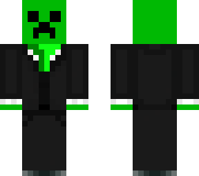creeper with outer layer  the body is enderman