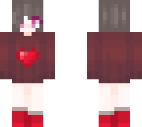cute girl sweatshirt and boots valentines edition