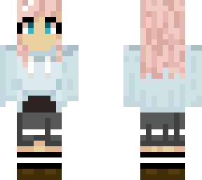 cute girl with pink hair <3