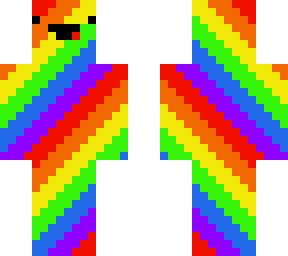 cute rainbow skin