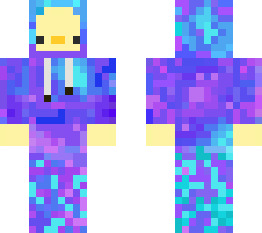 duck in a cosmic onesie