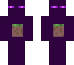 ender man with grass block 2.0
