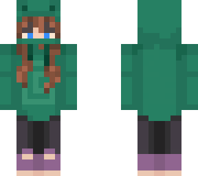 female frog hoodie kw