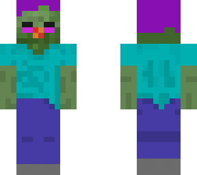 girl rainbow zombie