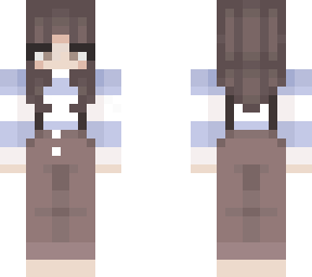 girl with light blue and white stripes sweater and jumper