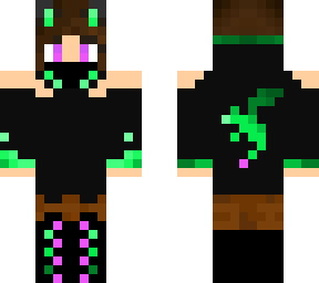 green ninja dragon girl by bumblebeegaminggaming4365)