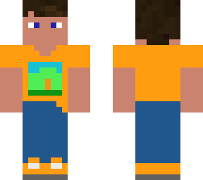 kingofdahillz skin full orange. with jeans
