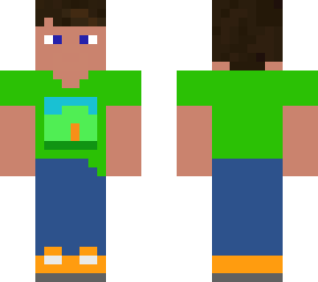 kingofdahillz skin orange and green jeans