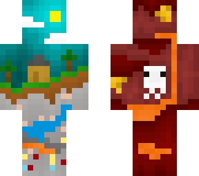 lostninja2017's minecraft scenes skin