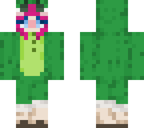 me in a frog outfit !!!