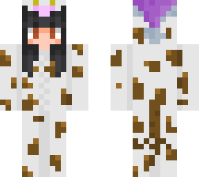 my friends dark haired cow skin christmas