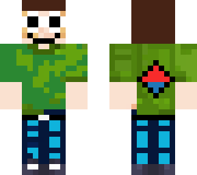 my skin and at the back its my logo