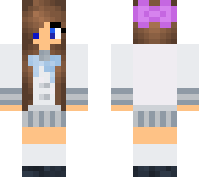 my youtube minecraft skin (in school outfit)