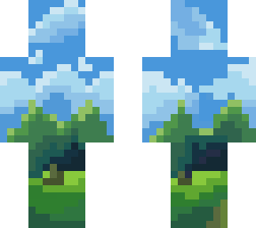 paisaje de minecraft