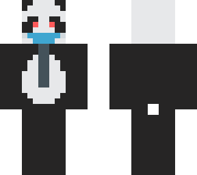 panda with maske