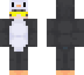 penguin skin with golden shades