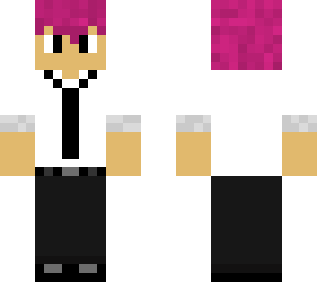 pink-haired boy