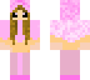 pink hoodie
