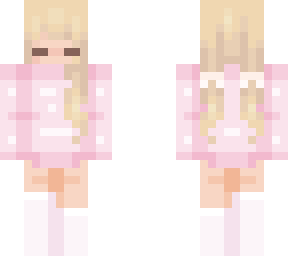 pink sweater girlie