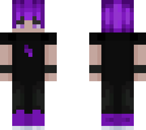 purple themed boy