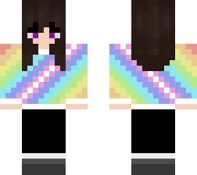 rainbow casual cute girl