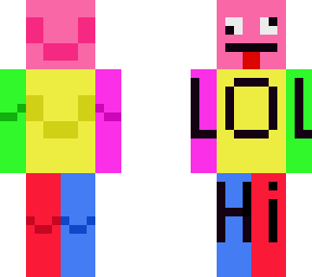 rainbow face's