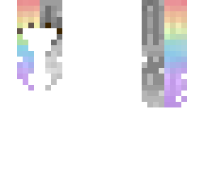 rainbow greybow hair