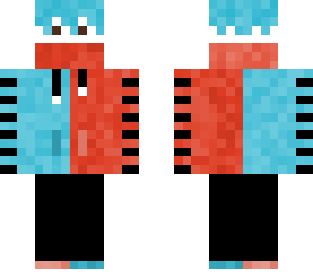 red and blue boy